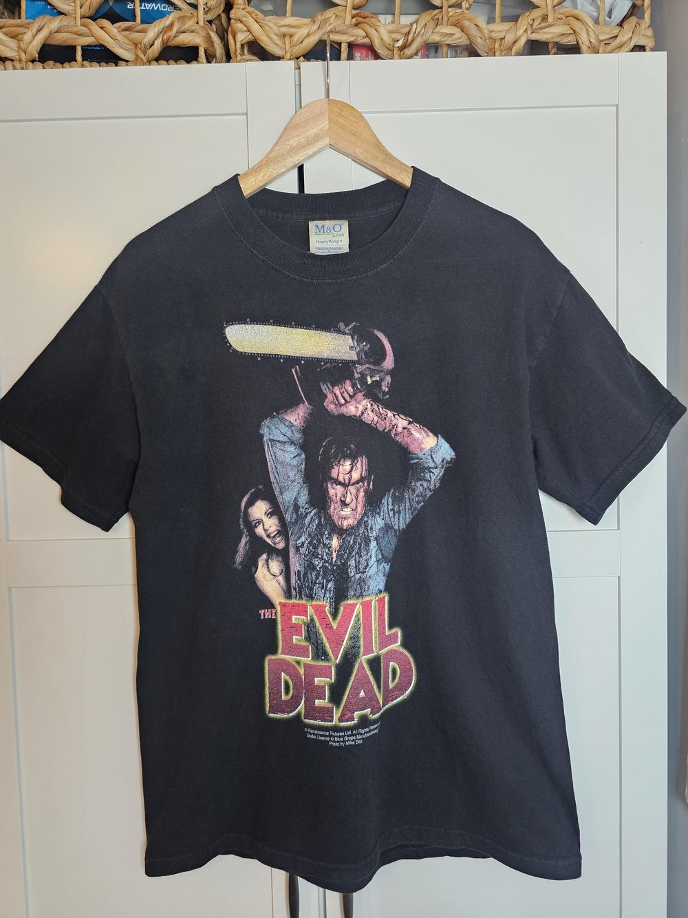 Vintage 2001 The Evil Dead Movie Promo T-Shirt Size Medium Mike Ditz